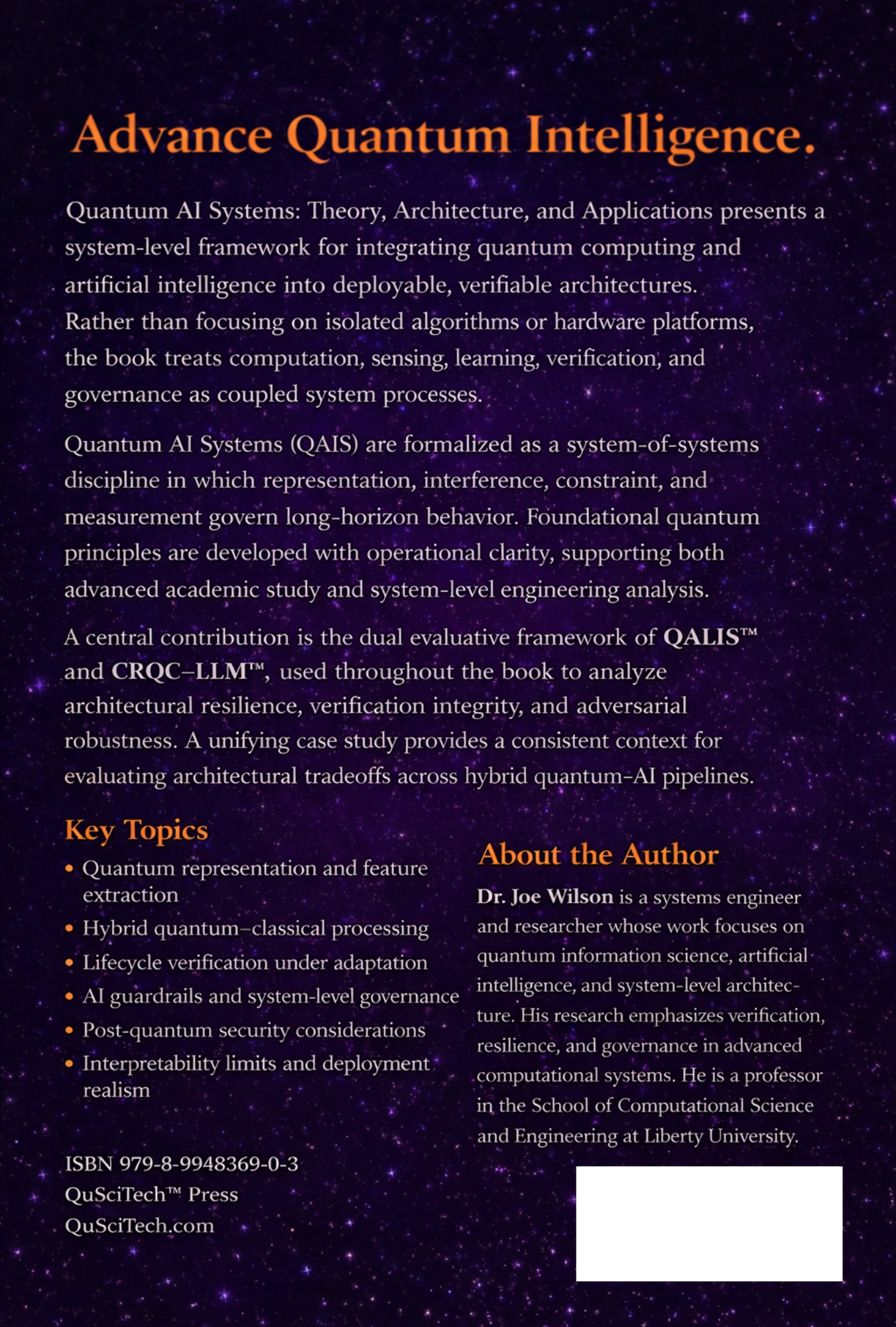 Quantum AI Systems back cover